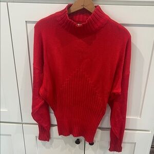 Vintage FIA Italia Handloomed Red Sweater Size S